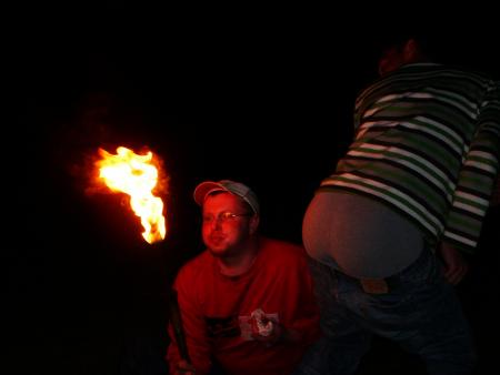 expérience flammable